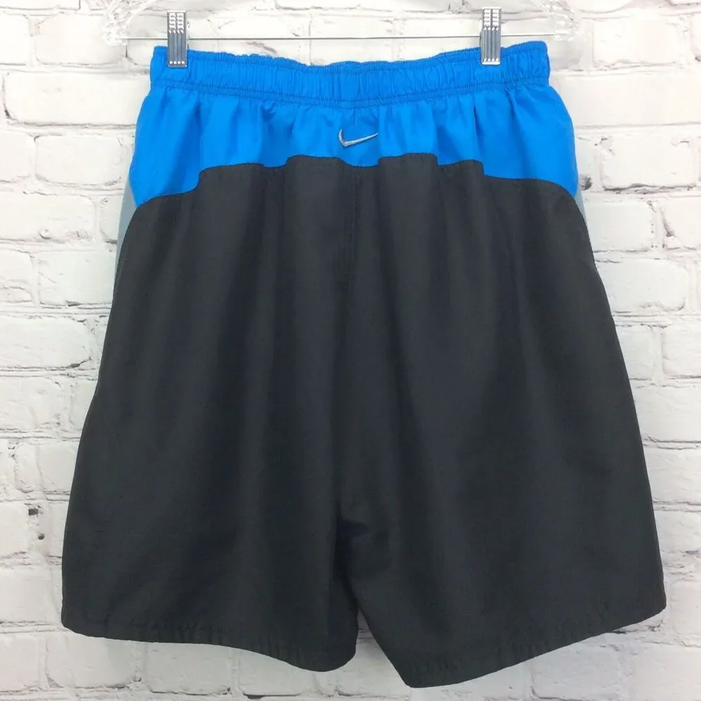 Nike Men’s Swim Trunks Size M Carolina Panthers Colors Athleisure Cruise Beach
